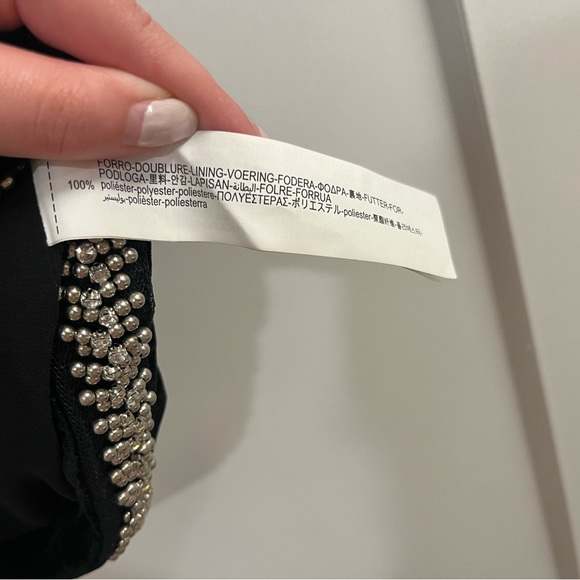 ZARA - Falda Terciopelo Brillos Skirt 🖤🤍🖤 - Picture 7 of 7